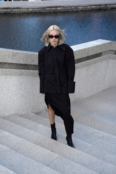 Рубашка RAWR 423 черный - фото 2