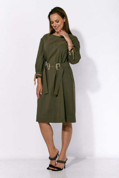 Платье TAiER 1185 хаки - фото 6