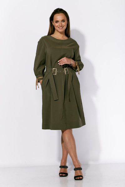Платье TAiER 1185 хаки - фото 5