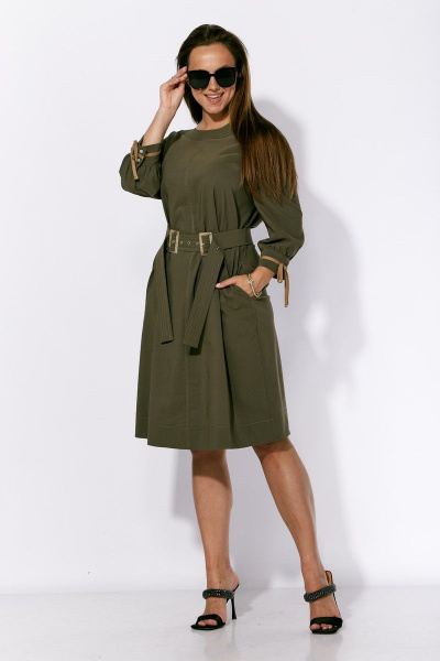 Платье TAiER 1185 хаки - фото 1