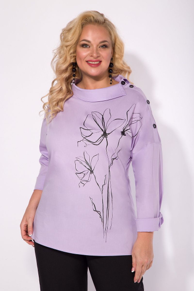 Блуза Liliana 1197 лаванда - фото 1