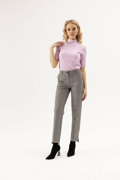 Демисезонный облегающий рожевый джемпер с фигурным низом Femme & Devur 30782 1.25F(170) - фото 5