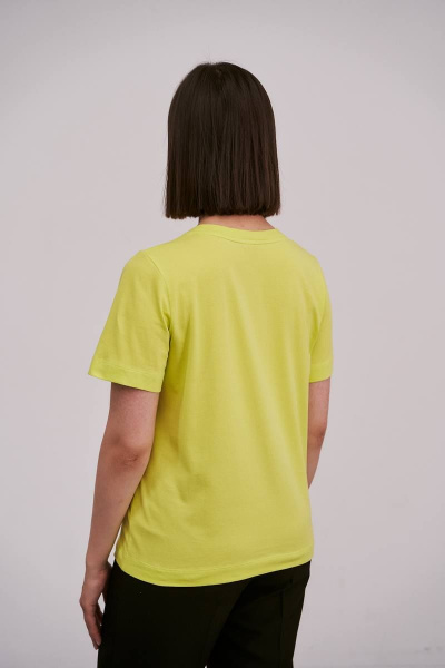 Летний хлопковый джемпер и майка в ярком желтом цвете Femme & Devur 30533 1.46F(170) - фото 4