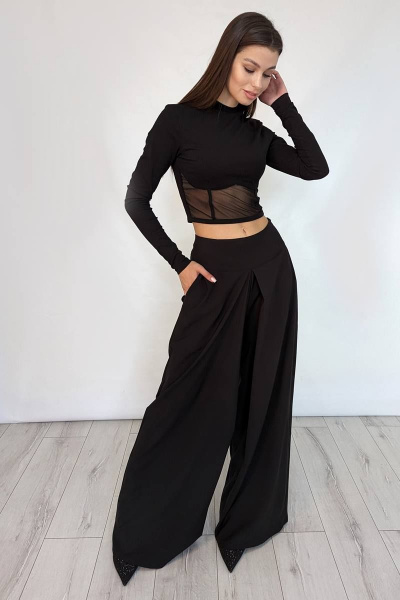 Брюки Patriciа 02-5536 черный - фото 4