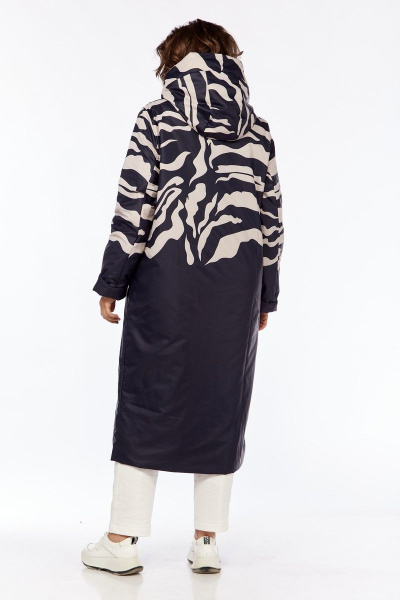 Пальто Диомант 1884 синий - фото 5