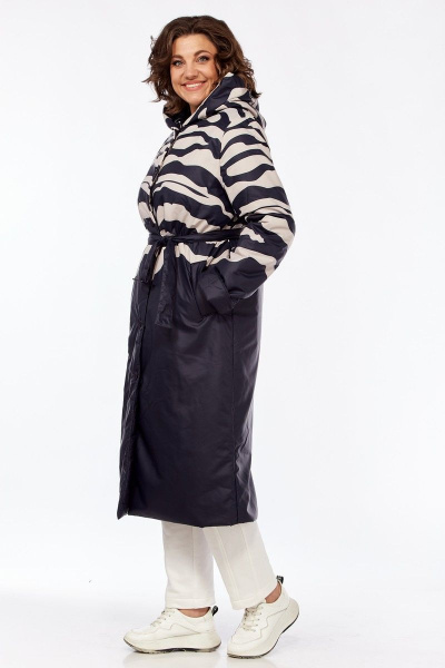 Пальто Диомант 1884 синий - фото 2