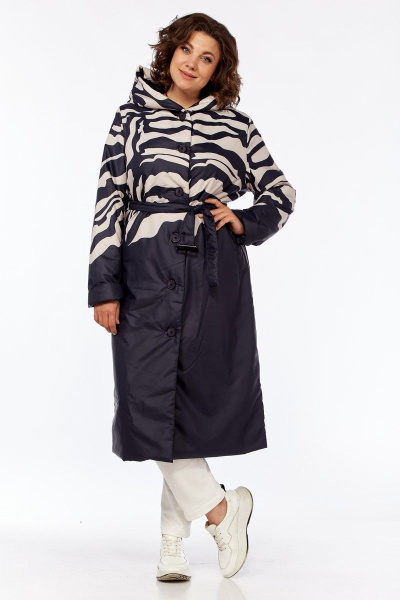 Пальто Диомант 1884 синий - фото 1