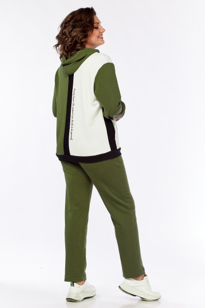 Демисезонный комплект брюк и толстовки с печатью Диомант 1890 - фото 8