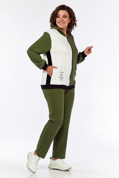 Демисезонный комплект брюк и толстовки с печатью Диомант 1890 - фото 2