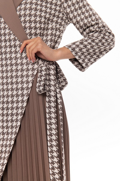 Платье Kaloris 2029 какао - фото 3