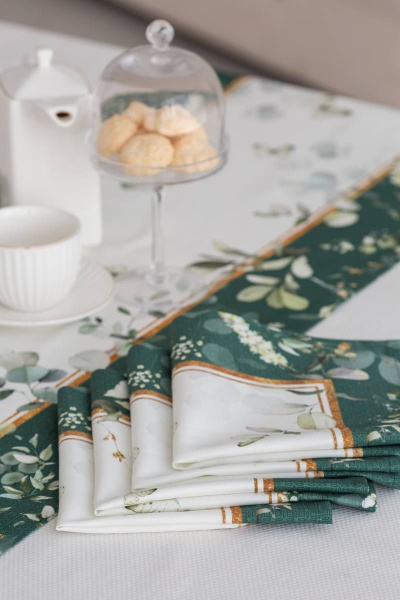 Круглогодичные сервировочные текстильные салфетки 4 шт Listelle 612101 - фото 1