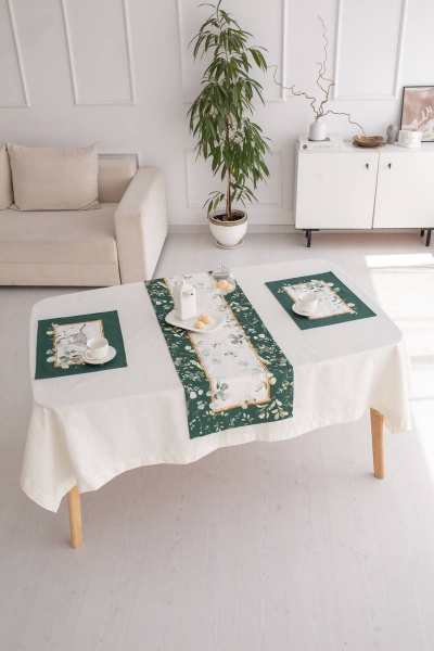 Дорожка «Эвелина» из хлопка с цифровым принтом 40х185см Listelle 312102 - фото 3