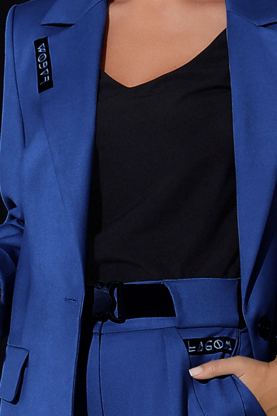 Блуза, брюки, жакет Lissana 4334 сапфировый - фото 7