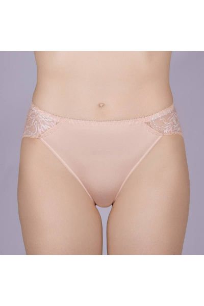 Трусы кружевные из эластичного полотна для ежедневного комфорта Verally 1038-4 грейс - фото 2