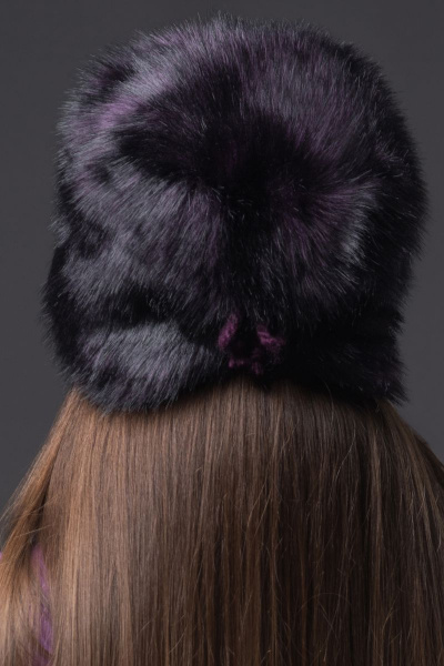 Шапка Зима Фэшн 011-4-19 фиолетовый - фото 4