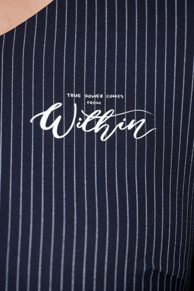 Платье Мишель стиль 1130 синий - фото 7