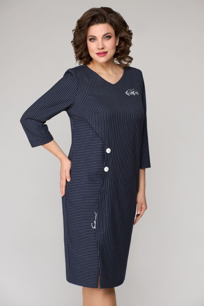 Платье Мишель стиль 1130 синий - фото 5