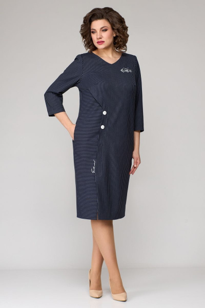 Платье Мишель стиль 1130 синий - фото 1