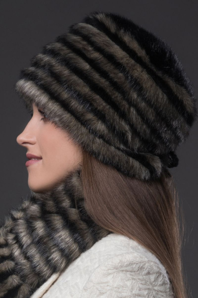 Шапка Зима Фэшн 011-9-09 песочный - фото 3