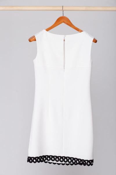 Платье Anelli 388 белый - фото 5