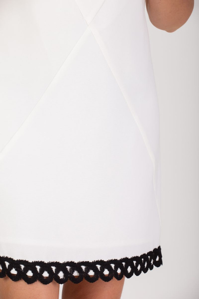 Платье Anelli 388 белый - фото 7