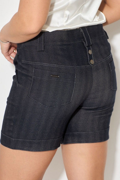 Шорты джинсового типа с защипами и карманами Fortuna ШЖ 1520 - фото 2