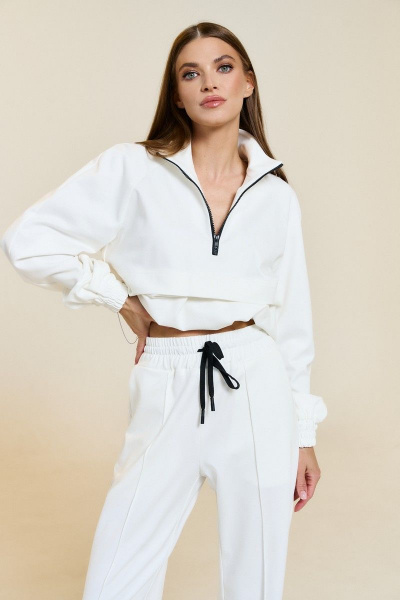 Брюки, джемпер DILIA 0767 кремовый - фото 3