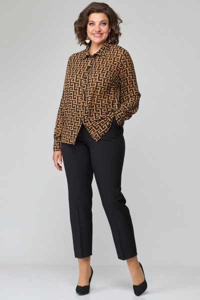 Брюки и жилет бизнес-класс из текстиля ANASTASIA MAK 1115 черный - фото 10