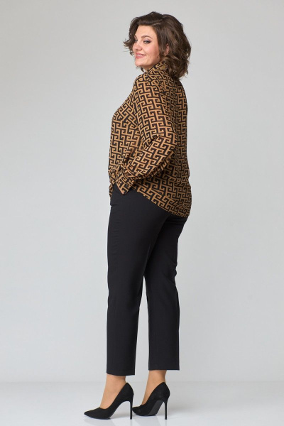 Брюки и жилет бизнес-класс из текстиля ANASTASIA MAK 1115 черный - фото 11