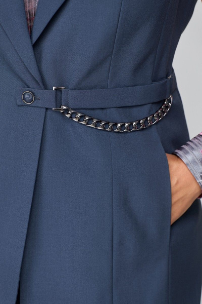 Брюки, жилет ANASTASIA MAK 1115 графит - фото 10