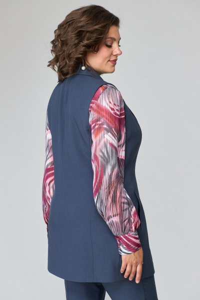 Брюки, жилет ANASTASIA MAK 1115 графит - фото 7