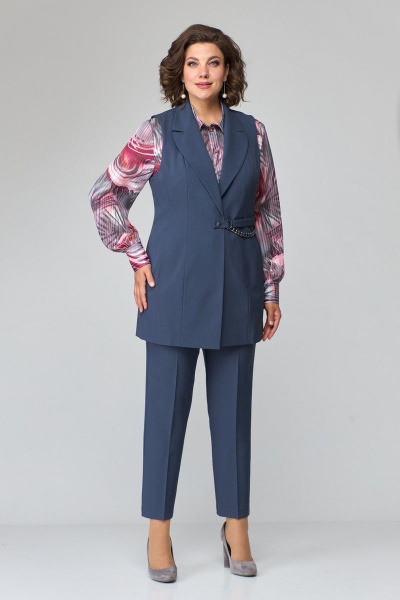 Брюки, жилет ANASTASIA MAK 1115 графит - фото 1