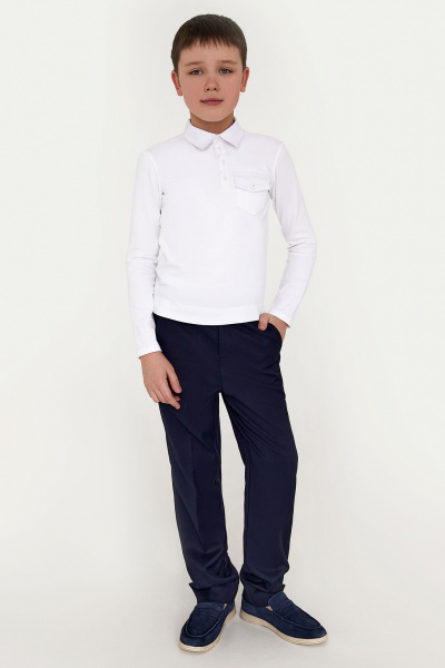 Джемпер повседневный из хлопка для комфорта и стиля Panda Kids 261540-134 Белый - фото 1