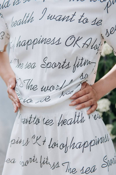 Платье из легкого штапеля с отрезным по линии талии силуэтом GlasiO 5882 - фото 4