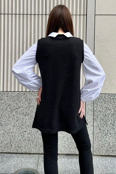 Туника свободного кроя из трикотажа, середина бедра i3i Fashion 602/2 - фото 11