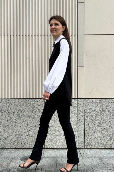 Туника свободного кроя из трикотажа, середина бедра i3i Fashion 602/2 - фото 8