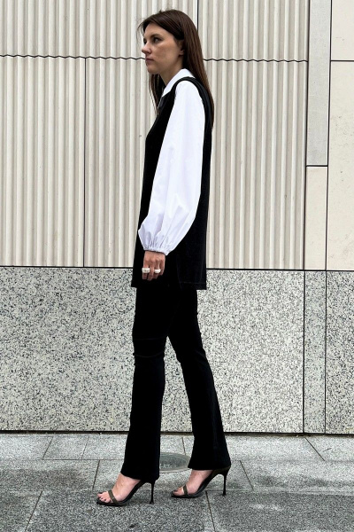 Туника свободного кроя из трикотажа, середина бедра i3i Fashion 602/2 - фото 7