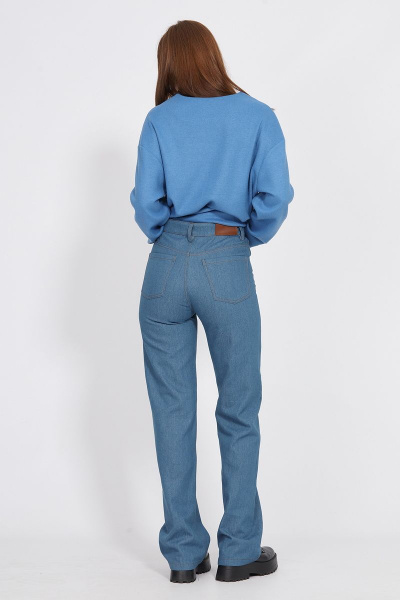 Брюки EOLA 2481 темно-голубой - фото 16