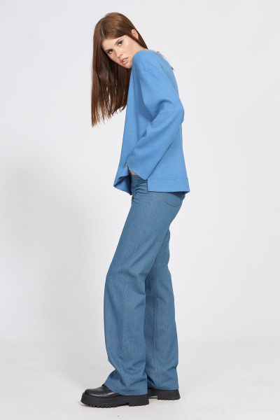 Брюки EOLA 2481 темно-голубой - фото 14