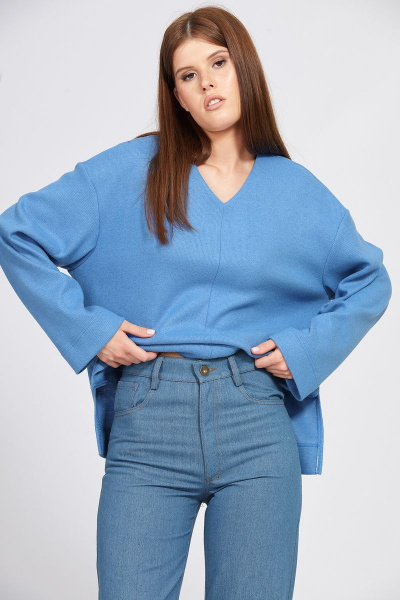 Брюки EOLA 2481 темно-голубой - фото 12