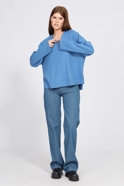 Брюки EOLA 2481 темно-голубой - фото 11