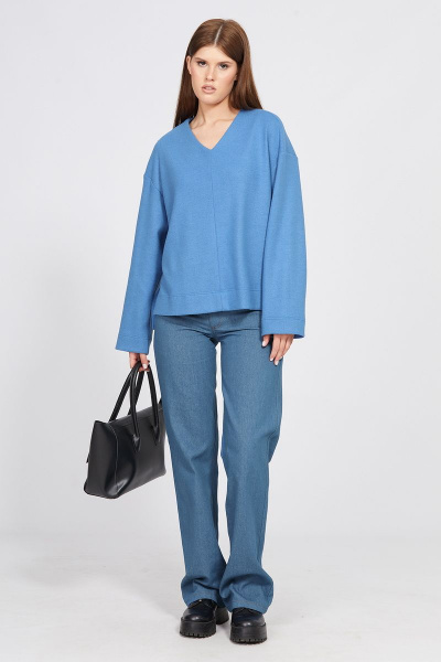 Брюки EOLA 2481 темно-голубой - фото 7