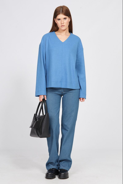 Брюки EOLA 2481 темно-голубой - фото 6
