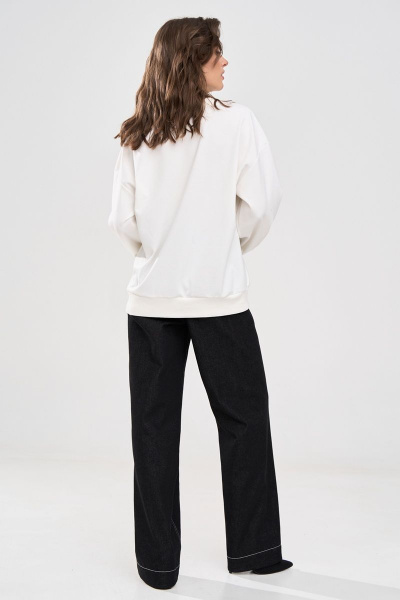 Джемпер RINKA 1162 молочный - фото 10