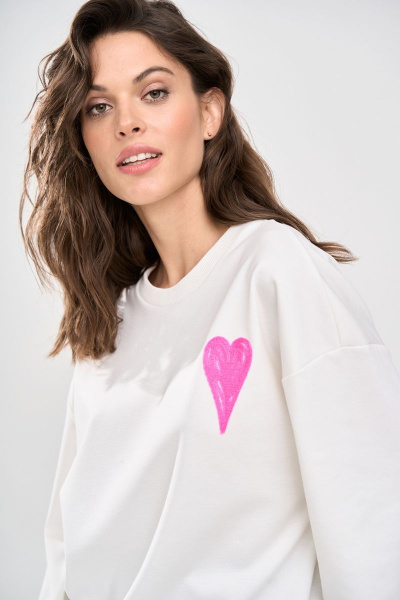 Джемпер RINKA 1162 молочный - фото 7