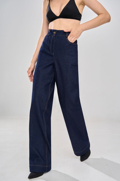 Брюки RINKA 1163 тёмно-синий - фото 9