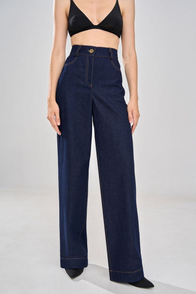 Брюки RINKA 1163 тёмно-синий - фото 7