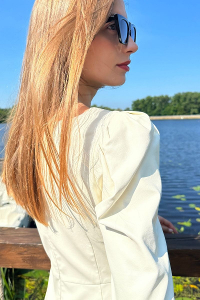 Платье DAVYDOV 6076 молочный - фото 7