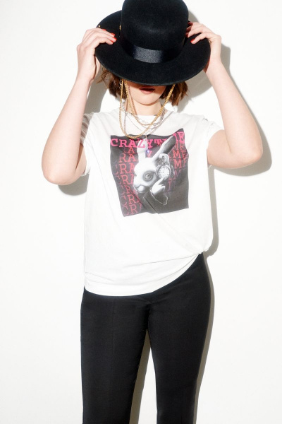 Брюки нарядные из текстиля короткие классика BURVIN 8903-11 - фото 3