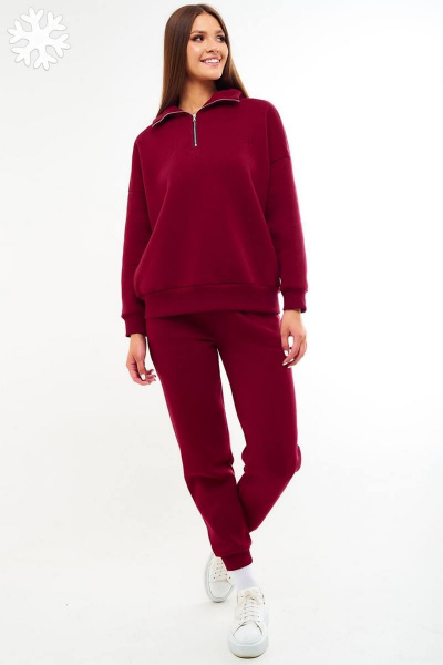 Костюм с капюшоном и брюки зауженные трикотаж демисезон GO F3034/12-01.164-170 - фото 1